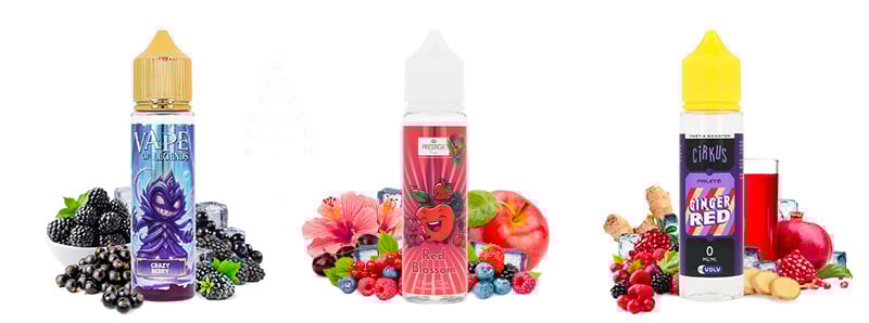 Les 3 e-liquides du pack du mois de Mars 2026 par A&L